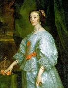 Anthony Van Dyck Queen Henrietta Maria, London 1632 oil painting artist